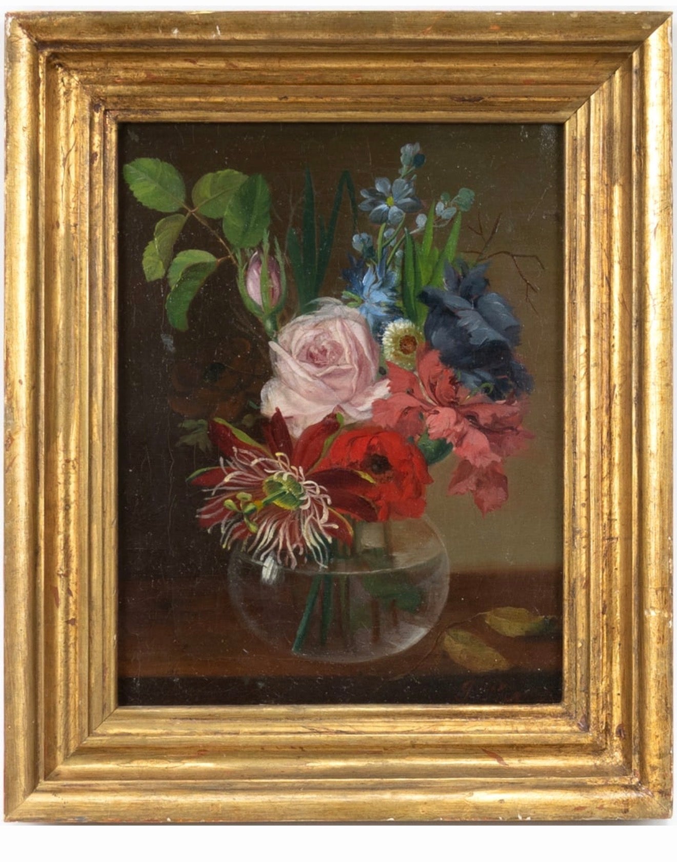 Early 19th Century American School - Still Life Oil on Canvas