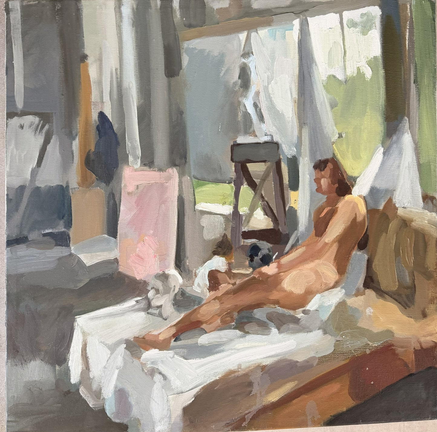 Summer Repose Contemporary - Oil - Unframed