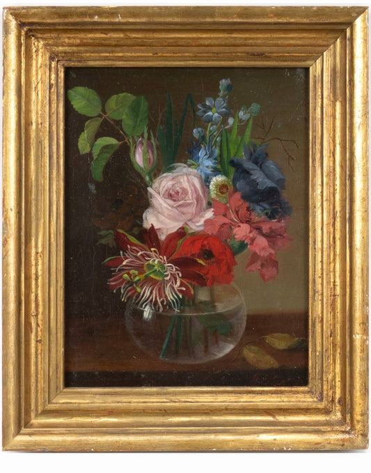 Early 19th Century American School - Still Life Oil on Canvas