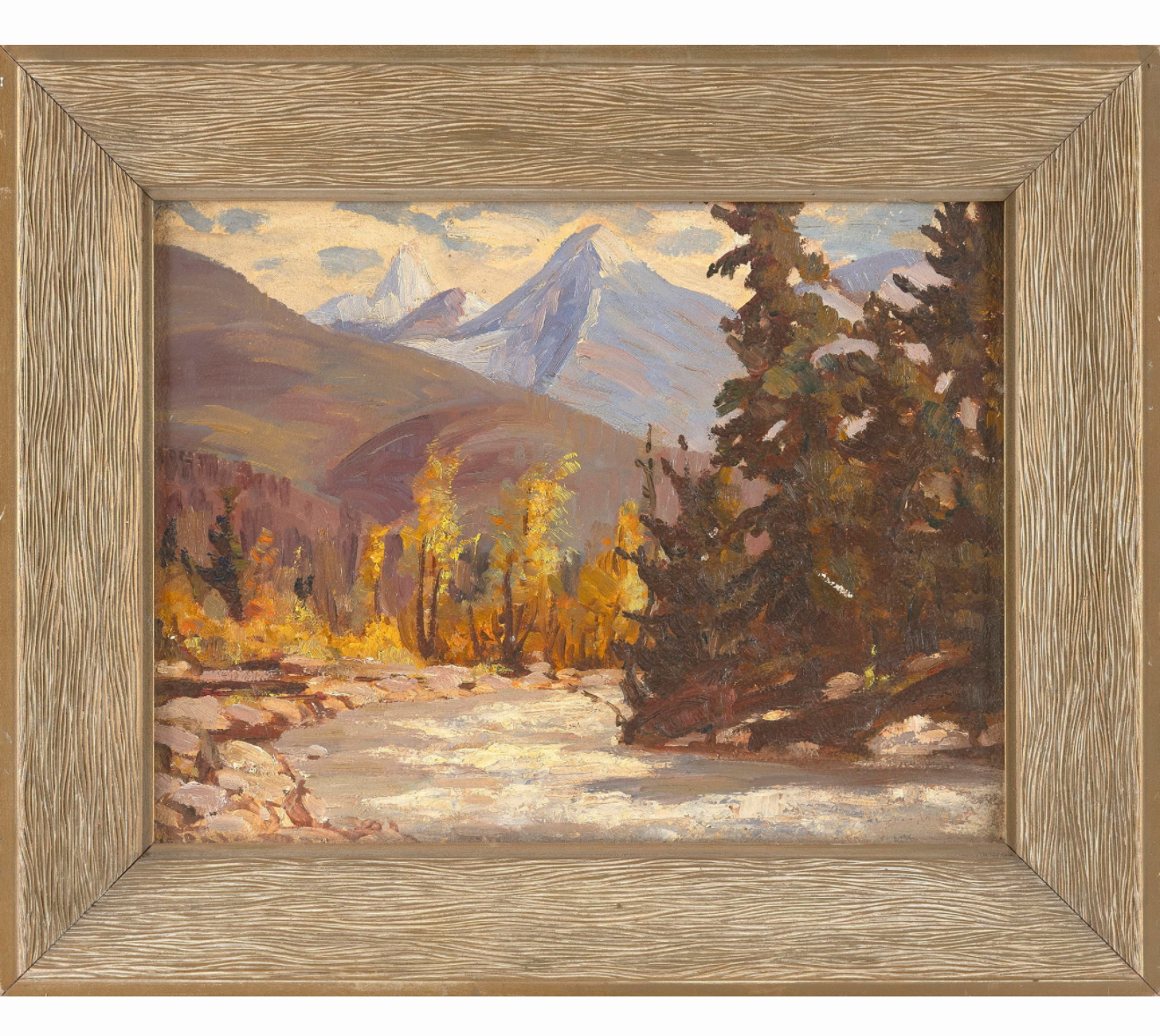 Landscape by Alec Garner (1897-1995) - Oil on Canvas Board