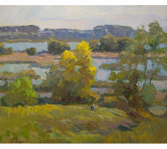 Landscape by S. Dirtorak - Oil on Canvas