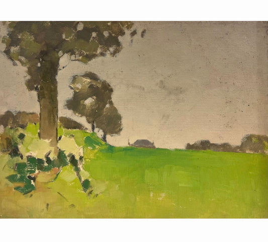 Landscape by Harold Storey - Landscape Oil on Board