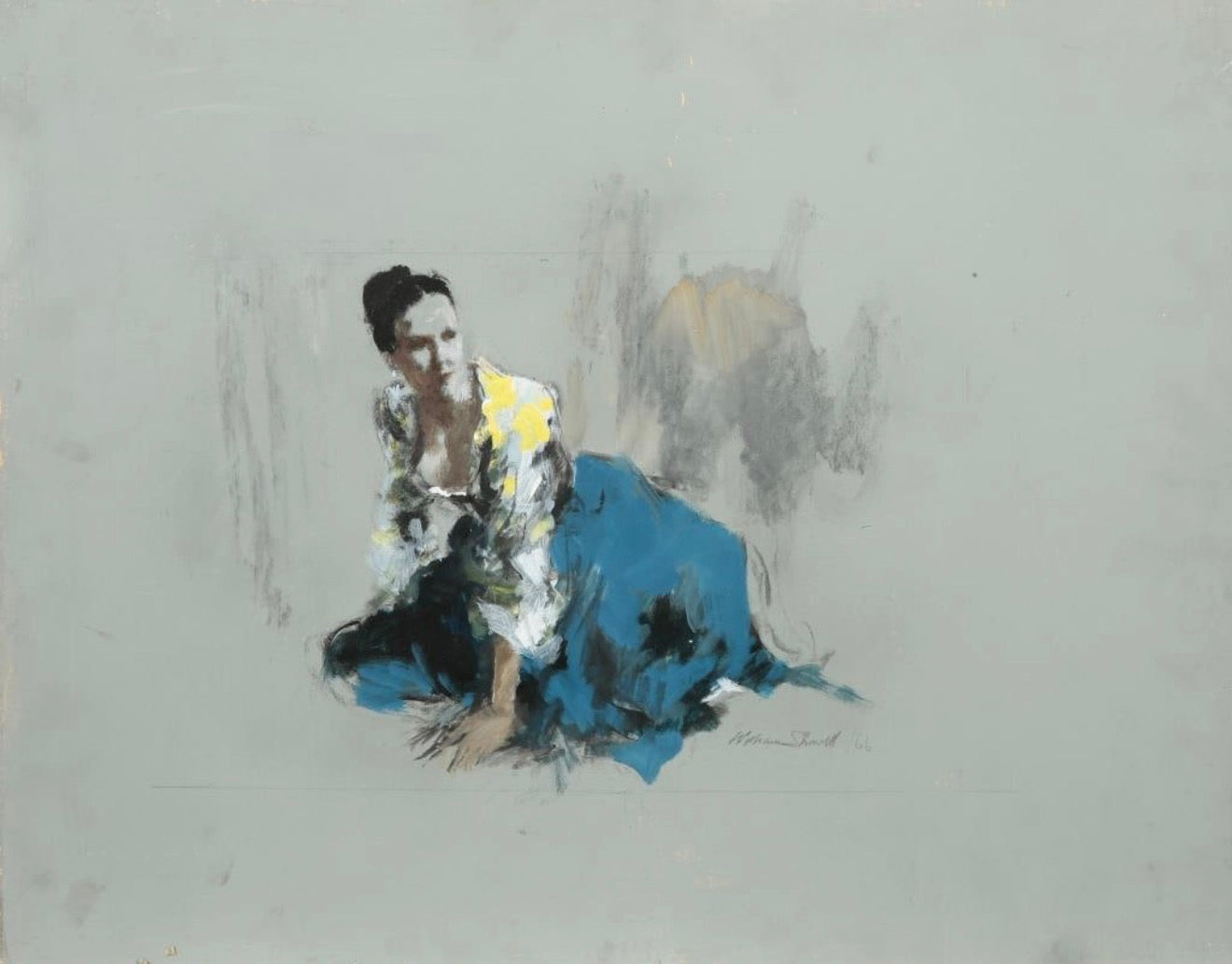 “Woman in Search” - Oil on Board