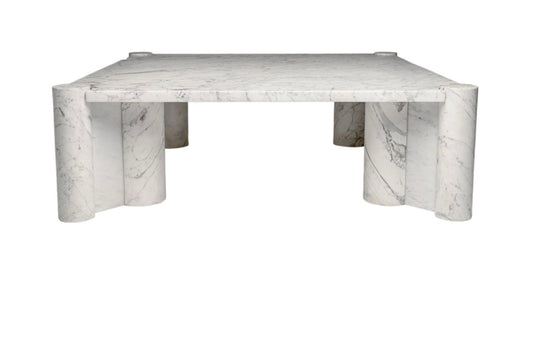 Gas Aulenti Jumbo Carrare Knoll Coffee Table
